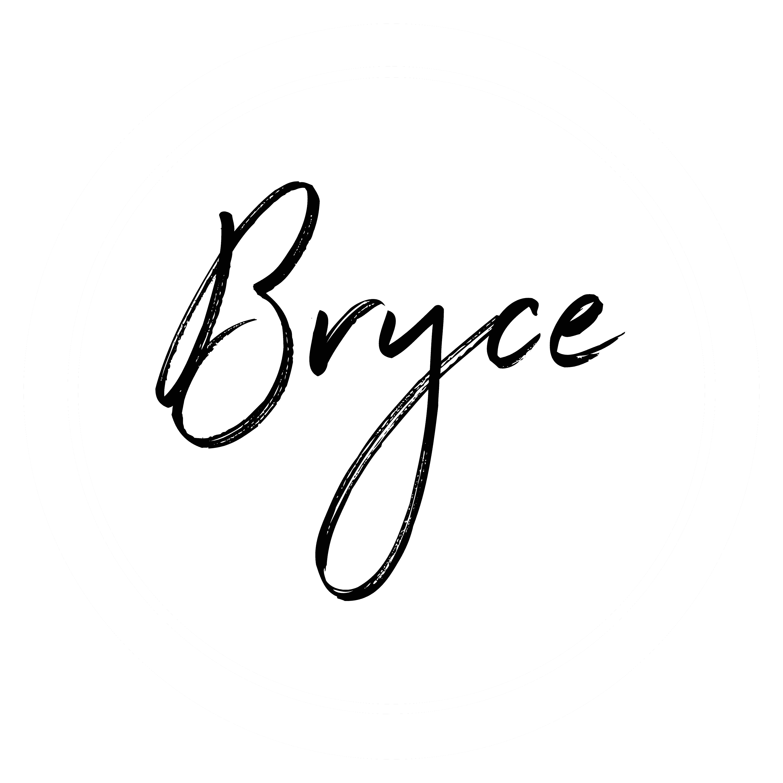 White bryce ghaphery logo