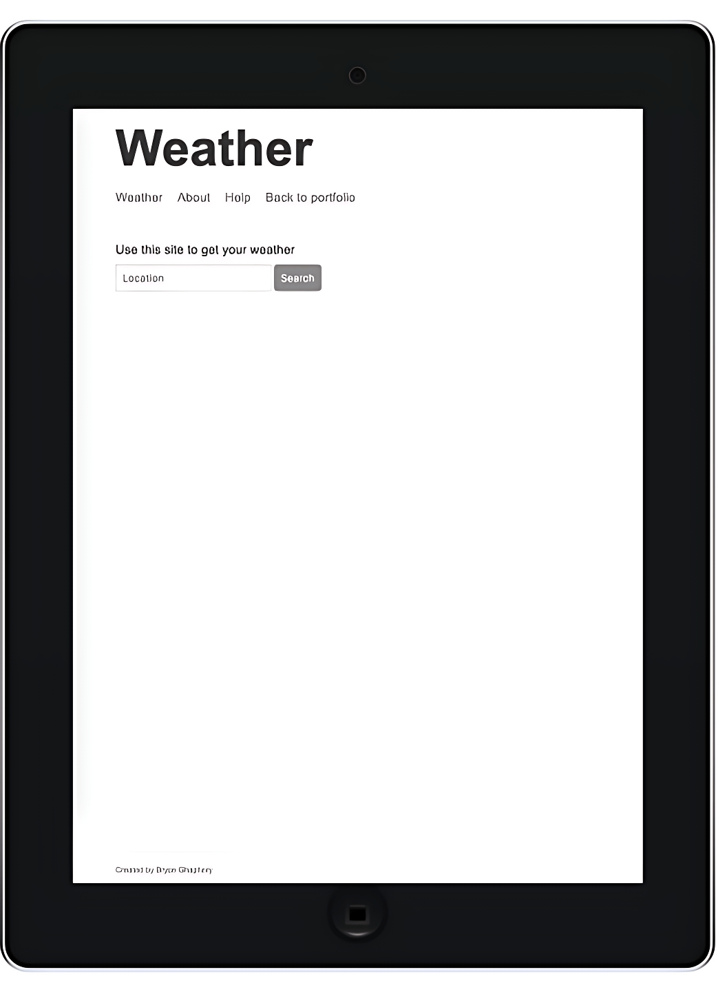 Weather app